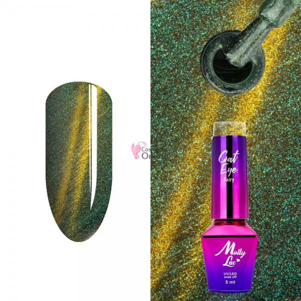 Oja Semi Premium Hibrid MollyLac Cat Eye UV/LED de 5 ml - 162 Fairy Balance 81723